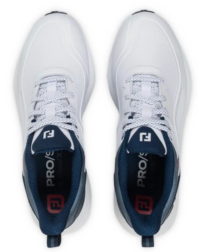 FootJoy Pro/SL herr golfskor, vit/blå