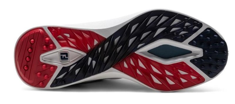FootJoy Pro/SL herr golfskor, vit/blå