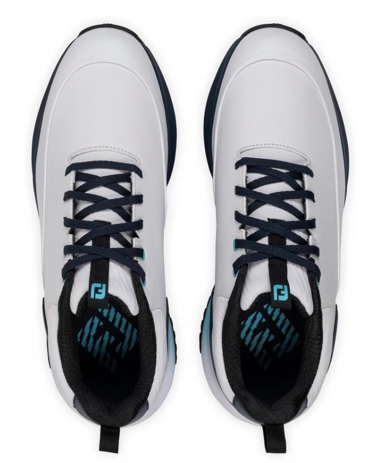 FootJoy Tour Rival herr golfskor, vit/blå