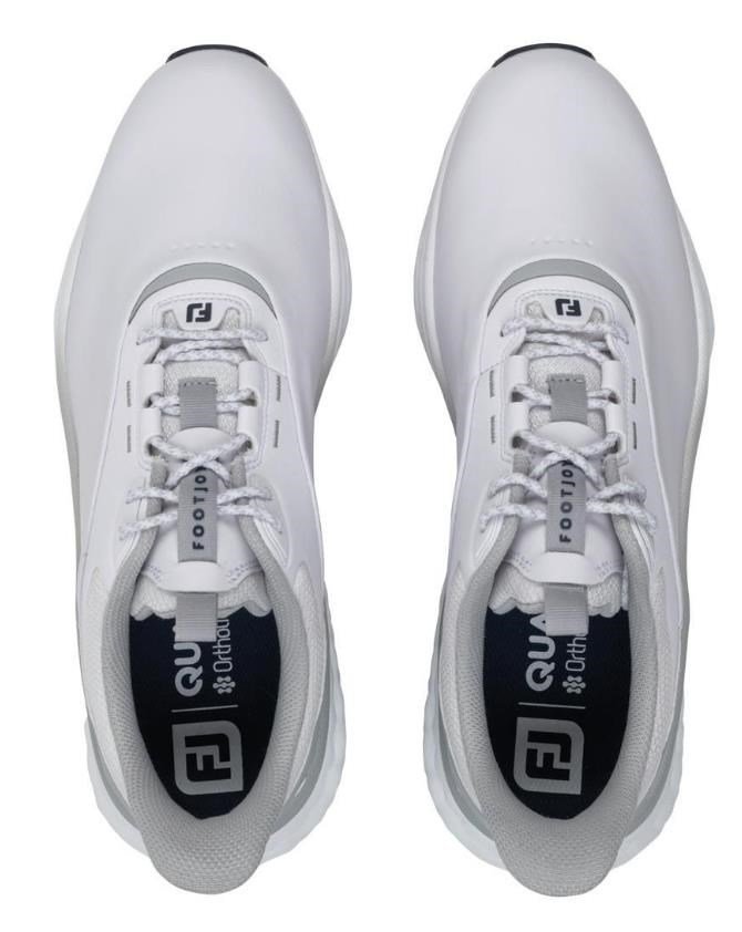 FootJoy Quantum herr golfskor, vit/grå