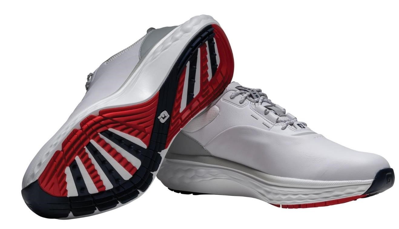 FootJoy Quantum herr golfskor, vit/grå