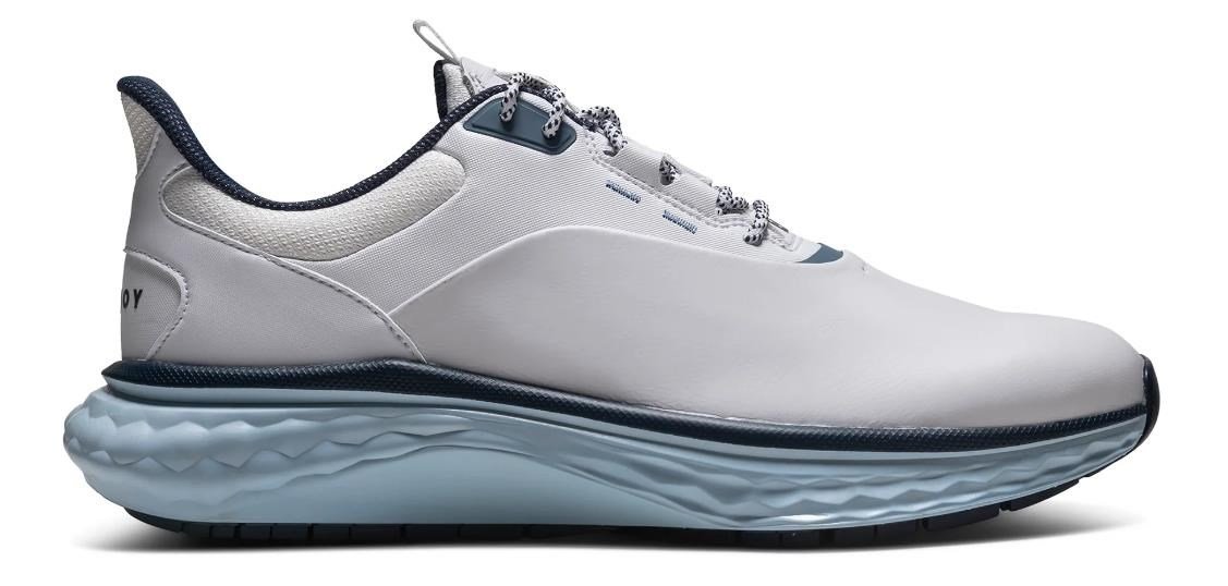 FootJoy Quantum herr golfskor, vit/blå