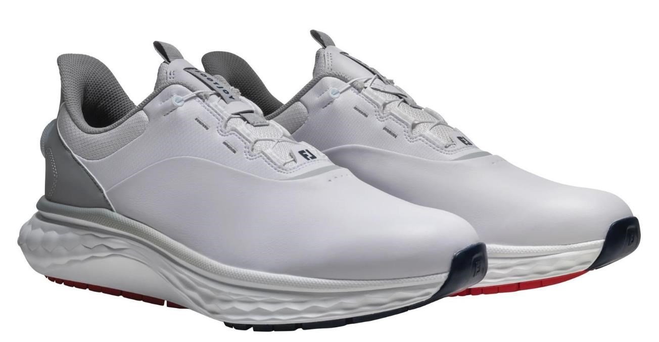 FootJoy Quantum BOA herr golfskor, vit/grå