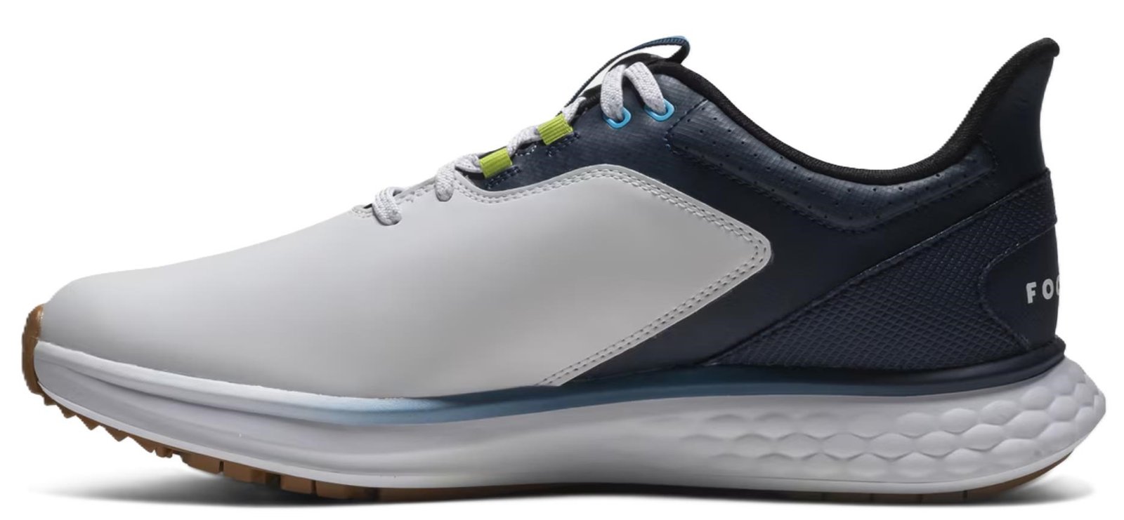 FootJoy Pulse herr golfskor, vit/marinblå