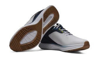 FootJoy Pulse herr golfskor, vit/marinblå