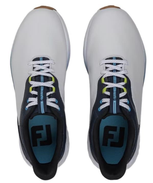 FootJoy Pulse herr golfskor, vit/marinblå