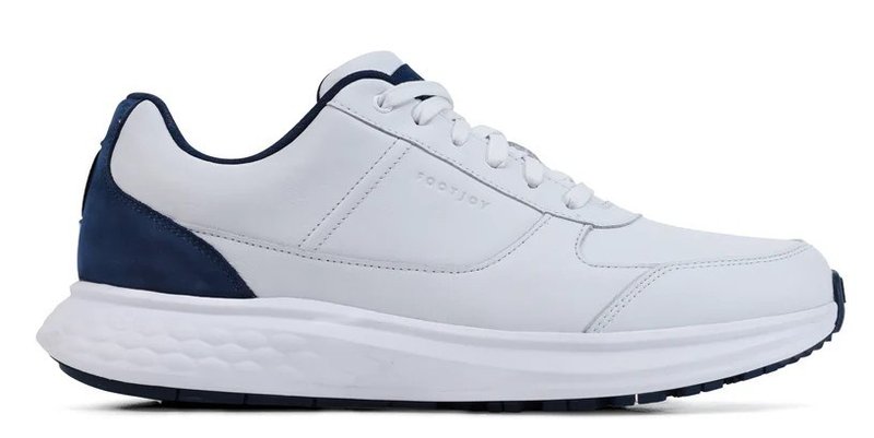 FootJoy Hampton herr golfskor, vit/marinblå
