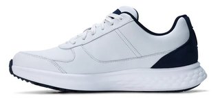 FootJoy Hampton herr golfskor, vit/marinblå