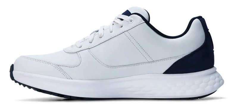 FootJoy Hampton herr golfskor, vit/marinblå