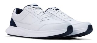 FootJoy Hampton herr golfskor, vit/marinblå