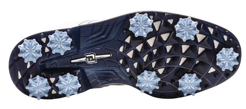 FootJoy Premiere Series Packard damgolfsko, vit/marinblå