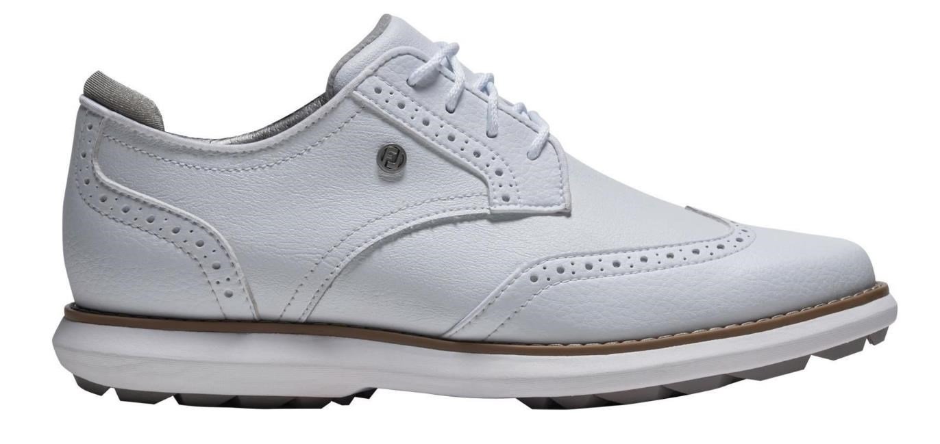 FootJoy FootJoy Traditions Spikeless damgolfsko, vit