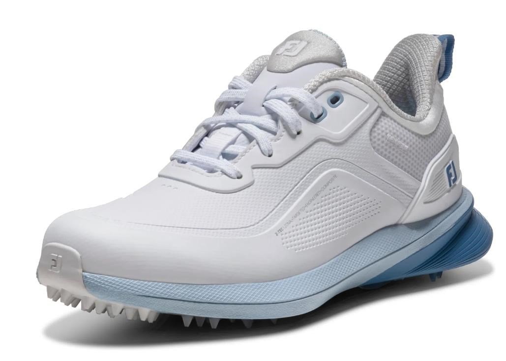 FootJoy Pro/SL dam golfskor, vit/blå