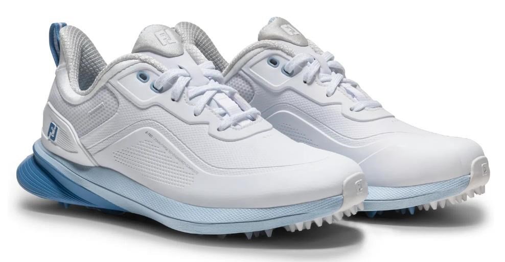 FootJoy Pro/SL dam golfskor, vit/blå