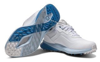 FootJoy Pro/SL dam golfskor, vit/blå