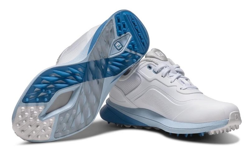 FootJoy Pro/SL dam golfskor, vit/blå
