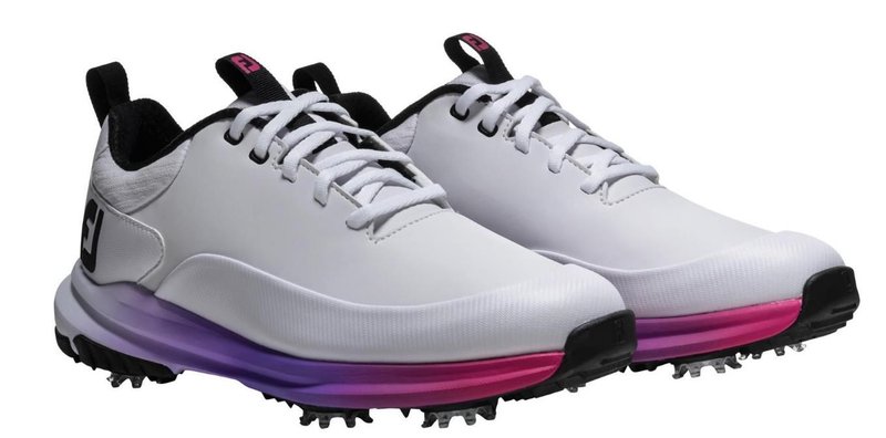 FootJoy Tour Rival dam golfskor, vit/rosa