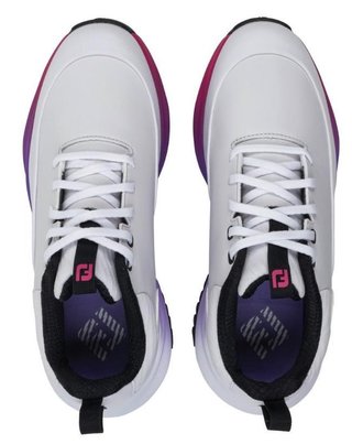 FootJoy Tour Rival dam golfskor, vit/rosa