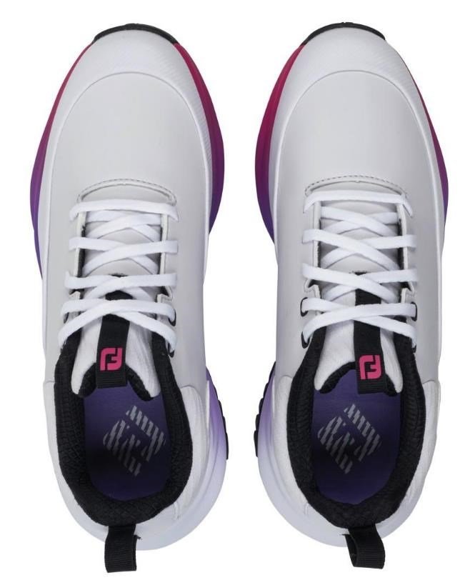 FootJoy Tour Rival dam golfskor, vit/rosa