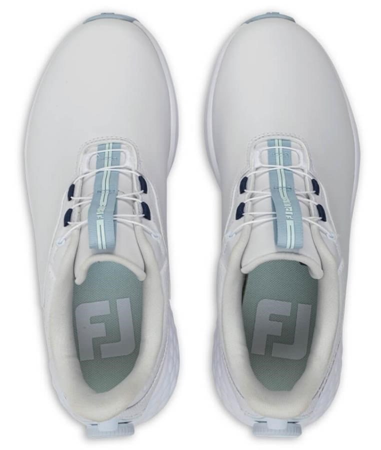 FootJoy Pulse BOA damgolfsko, vit/blå