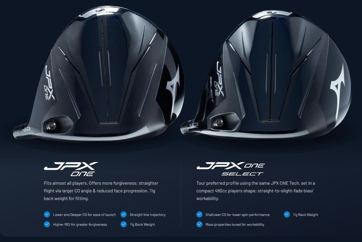 Mizuno JPX ONE Select driver