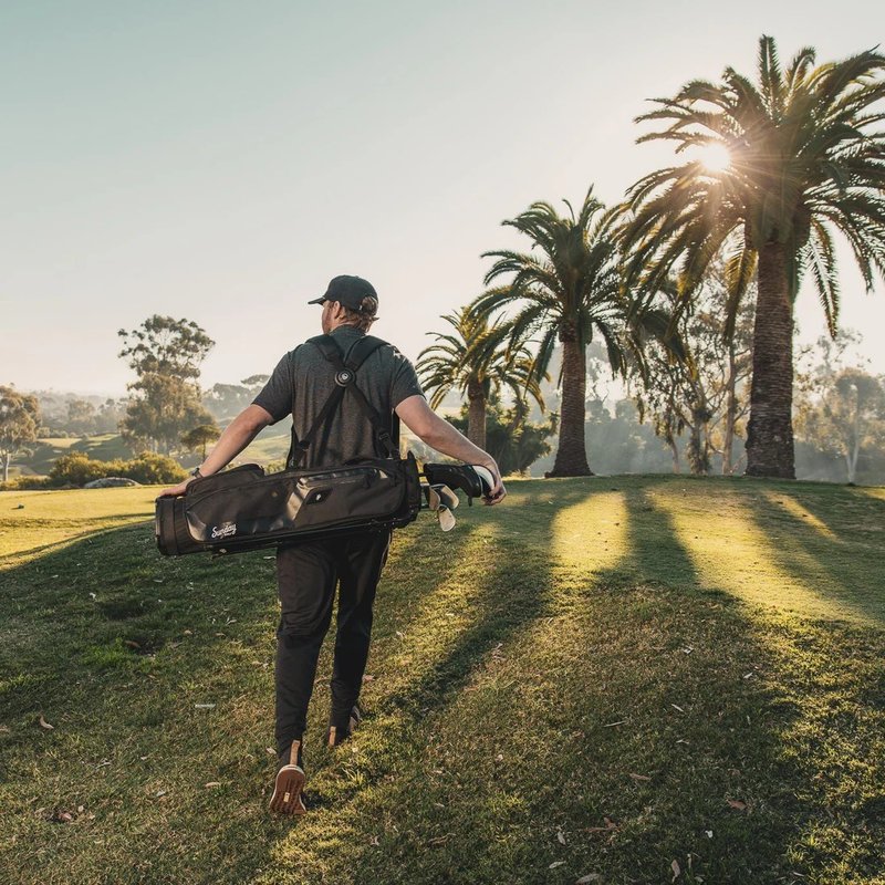 Sunday Golf El Camino pencil bag, matt svart