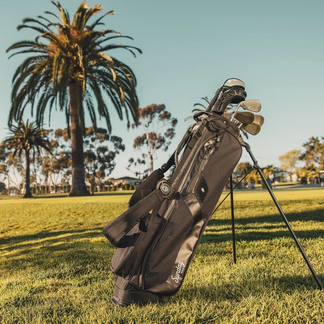 Sunday Golf El Camino pencil bag, matt svart