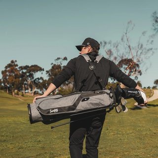 Sunday Golf El Camino pencil bag, heather gray
