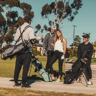 Sunday Golf El Camino pencil bag, heather gray