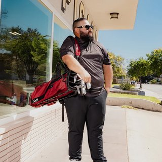 Sunday Golf El Camino pencil bag, ron burgundy