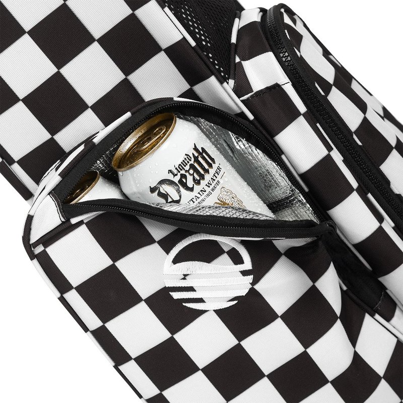 Sunday Golf El Camino pencil bag, black/white checker