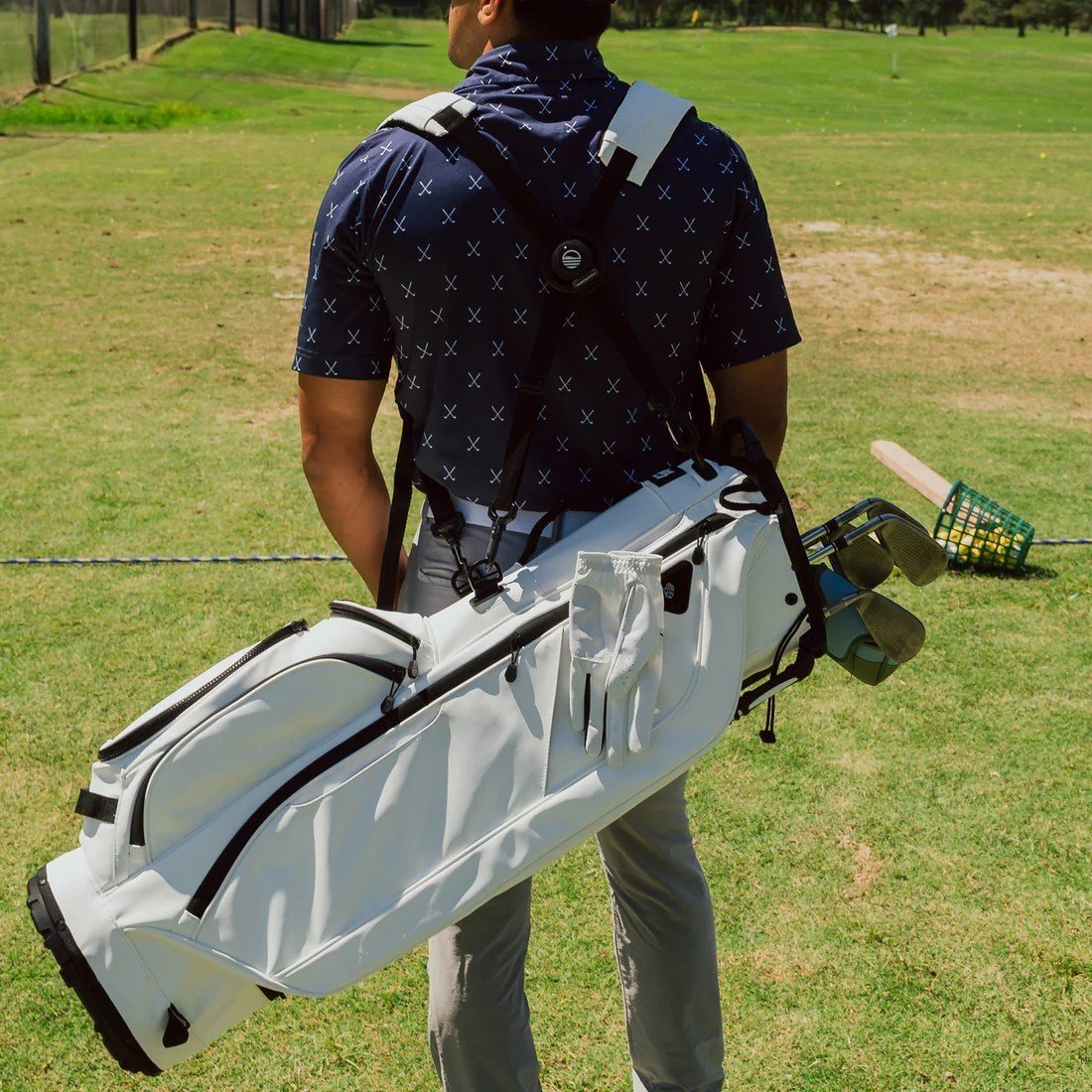 Sunday Golf Ryder S-Class stand bag, vit