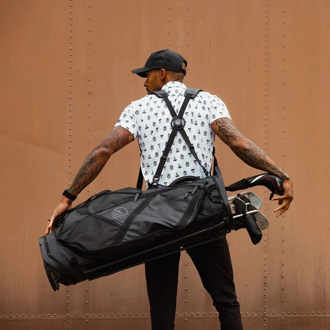 Sunday Golf Ranger stand bag, svart