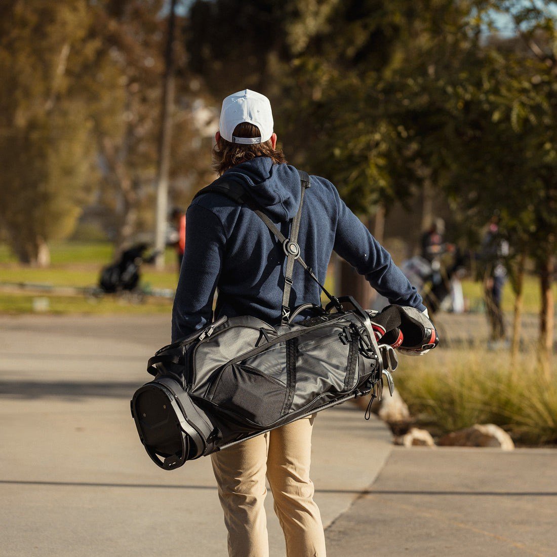 Sunday Golf Ranger stand bag, svart