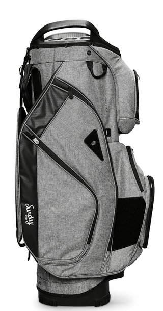 Sunday Golf Big Rig cart bag, heather gray