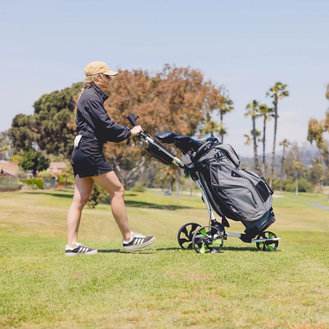 Sunday Golf Big Rig cart bag, heather gray