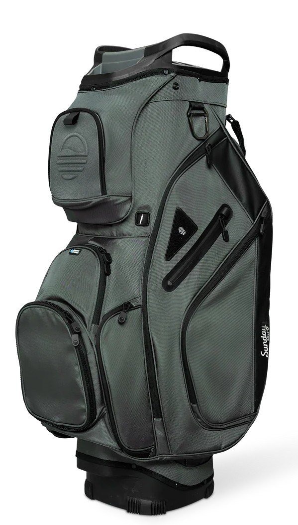 Sunday Golf Big Rig cart bag, midnight green