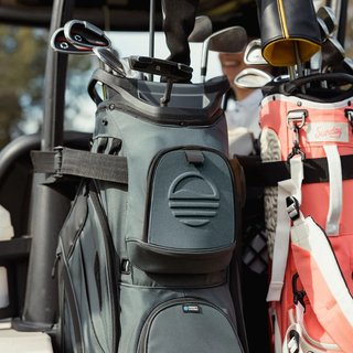 Sunday Golf Big Rig cart bag, midnight green