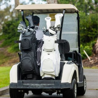 Sunday Golf Big Rig S-Class cart bag, vit