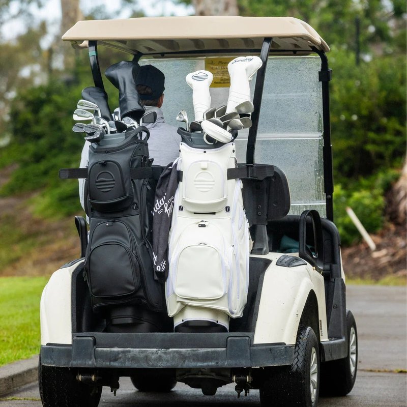 Sunday Golf Big Rig S-Class cart bag, vit