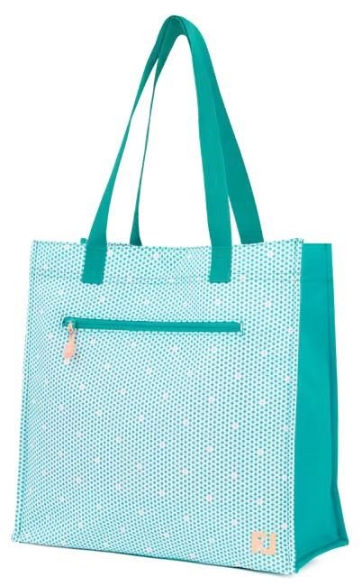 FootJoy Tote bag golfväska, teal/teal print/peach