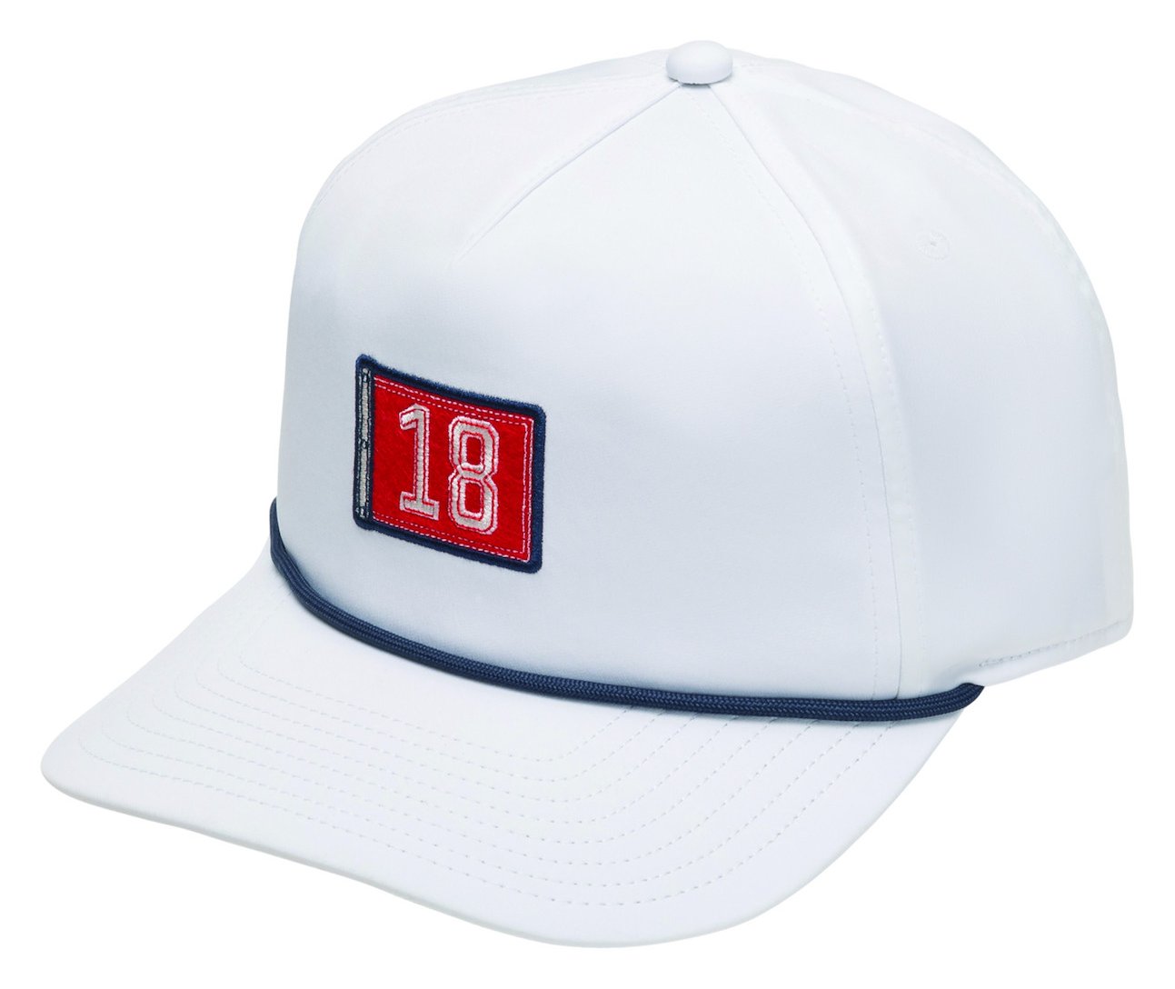 FootJoy FJ Panel - 18th Hole unisex keps, vit