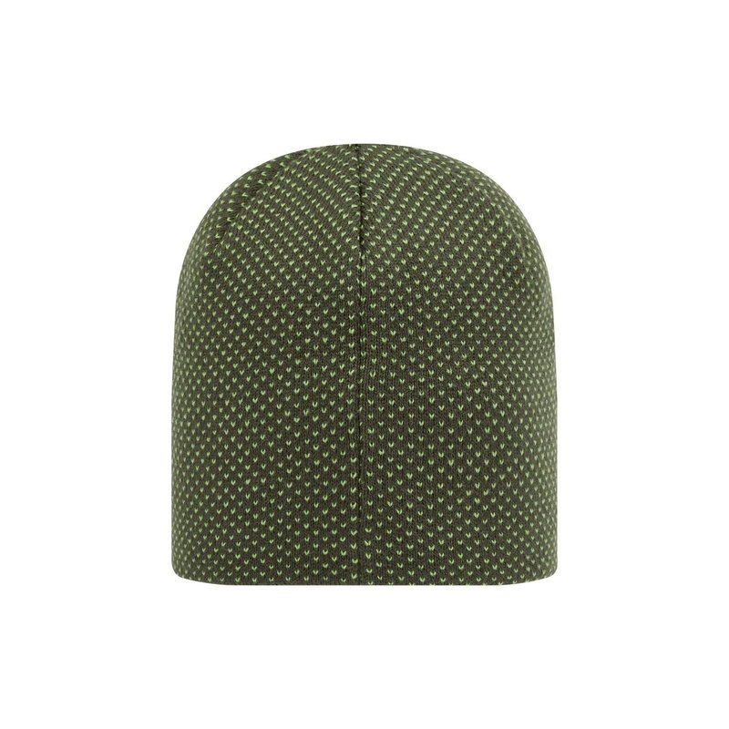 FootJoy FJ Dot Jacquard Beanie vintermössa, olive/acid green