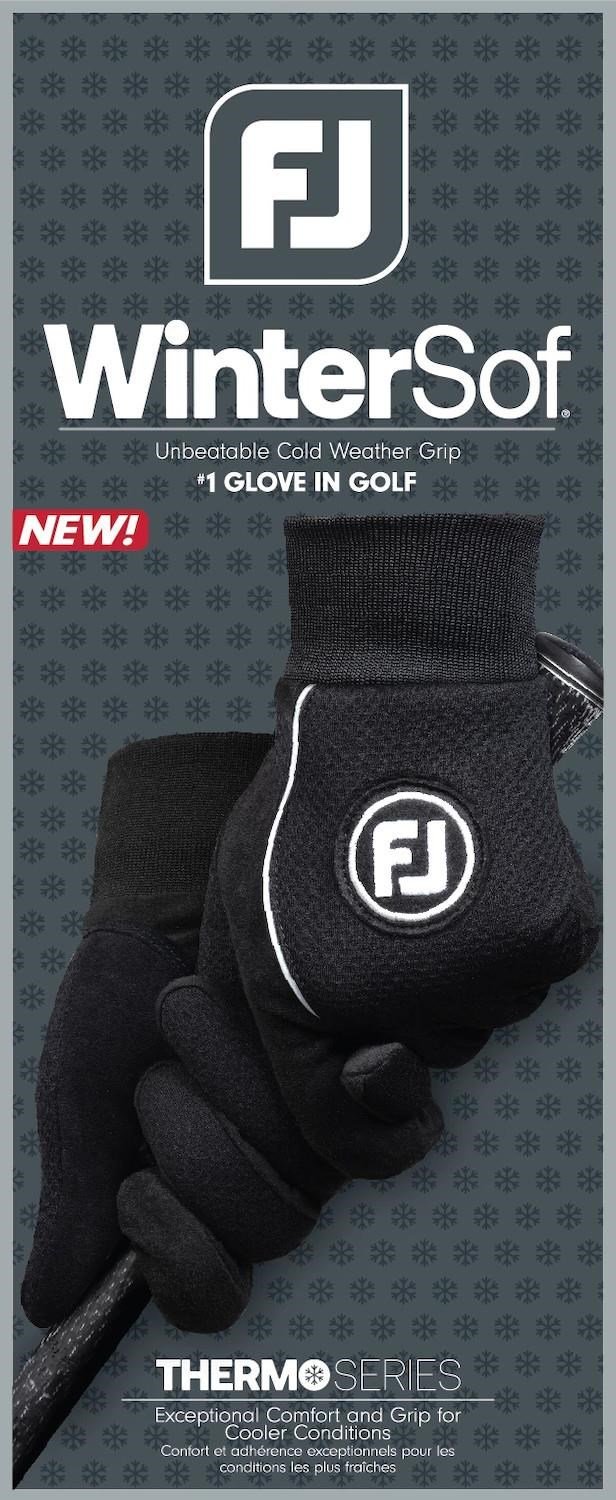 FootJoy WinterSof herr golfhandske (par), svart
