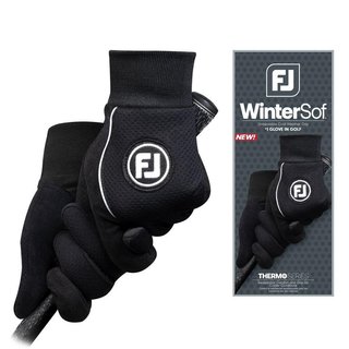 FootJoy WinterSof herr golfhandske (par), svart