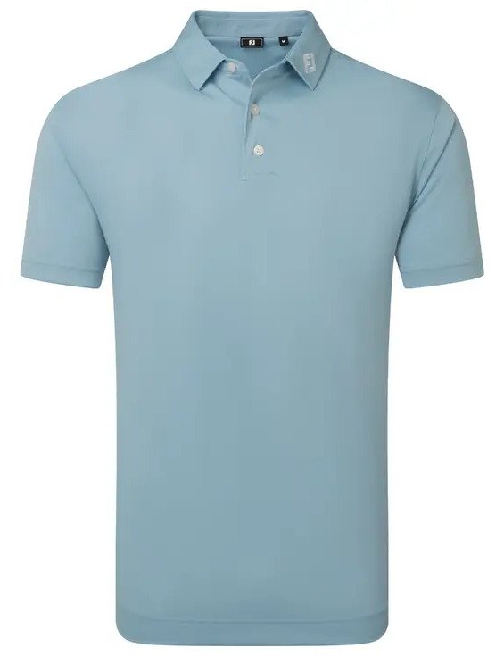 FootJoy Stretch Pique Solid herr polo, chambray