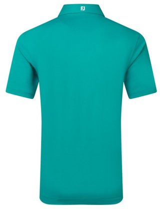 FootJoy Stretch Pique Solid herr polo, tile blue
