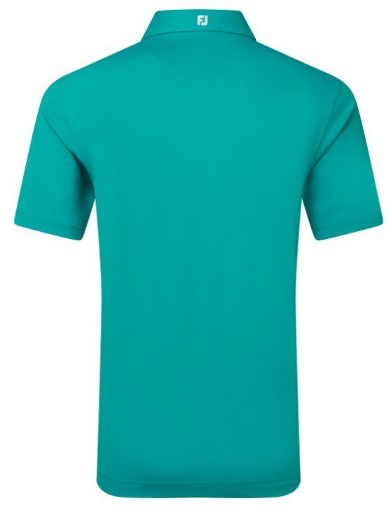 FootJoy Stretch Pique Solid herr polo, tile blue
