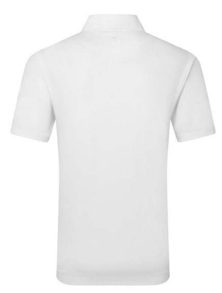 FootJoy Lisle Solid herr polo, vit