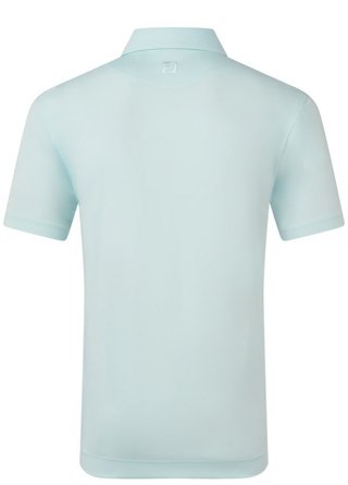 FootJoy Lisle Solid herr polo, ice blue
